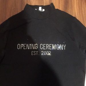 Opening Ceremony Black Long Sleeve Tee